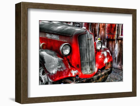 Dodge truck, Jerome, Yavapai County, Arizona, USA-null-Framed Photographic Print