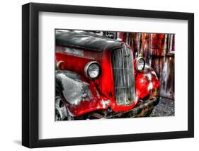 Dodge truck, Jerome, Yavapai County, Arizona, USA-null-Framed Photographic Print