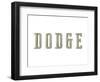 Dodge Vintage Icon-null-Framed Art Print