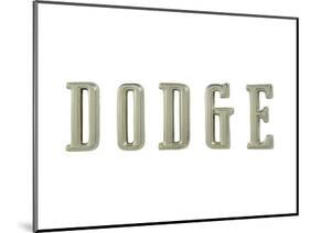 Dodge Vintage Icon-null-Mounted Art Print