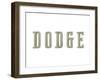 Dodge Vintage Icon-null-Framed Art Print