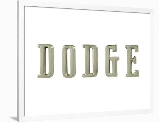 Dodge Vintage Icon-null-Framed Art Print