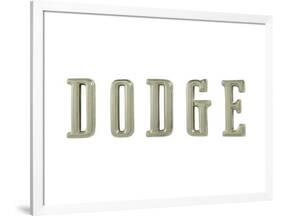 Dodge Vintage Icon-null-Framed Art Print