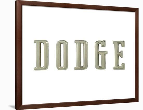 Dodge Vintage Icon-null-Framed Art Print