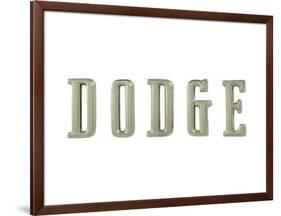 Dodge Vintage Icon-null-Framed Art Print