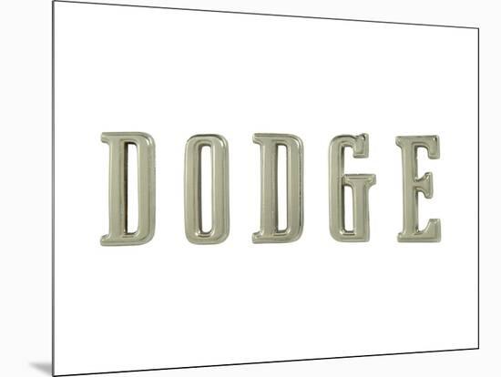 Dodge Vintage Icon-null-Mounted Art Print