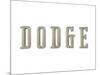 Dodge Vintage Icon-null-Mounted Art Print