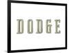 Dodge Vintage Icon-null-Framed Art Print