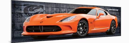 Dodge Viper-null-Mounted Art Print