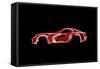 Dodge Viper-O.M.-Framed Stretched Canvas