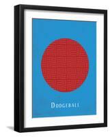 Dodgeball-null-Framed Art Print