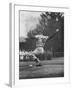 Dodger Don Newcombe Ready to Throw Ball During Game with Braves-null-Framed Premium Photographic Print