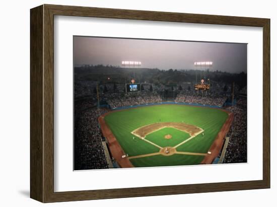 Dodger Park, Los Angeles-Ira Rosen-Framed Art Print