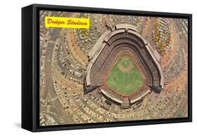 Dodger Stadium, Chavez Ravine-null-Framed Stretched Canvas
