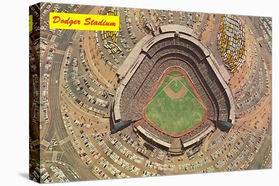 Dodger Stadium, Chavez Ravine-null-Stretched Canvas