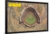 Dodger Stadium, Chavez Ravine-null-Framed Art Print