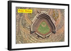 Dodger Stadium, Chavez Ravine-null-Framed Art Print