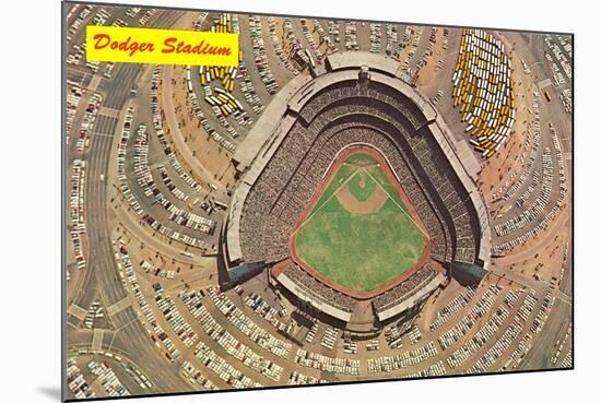 Dodger Stadium, Chavez Ravine-null-Mounted Art Print