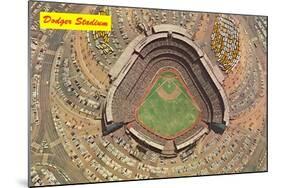 Dodger Stadium, Chavez Ravine-null-Mounted Art Print