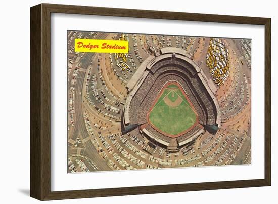 Dodger Stadium, Chavez Ravine-null-Framed Art Print