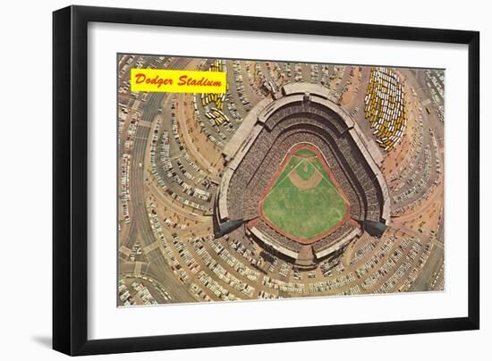 Dodger Stadium, Chavez Ravine-null-Framed Art Print