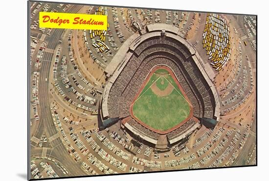 Dodger Stadium, Chavez Ravine-null-Mounted Art Print