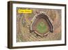 Dodger Stadium, Chavez Ravine-null-Framed Premium Giclee Print