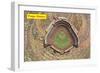 Dodger Stadium, Chavez Ravine-null-Framed Premium Giclee Print