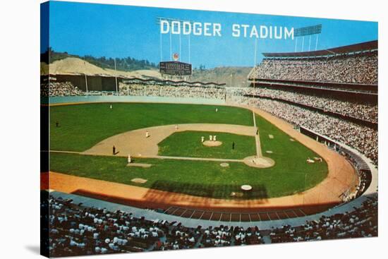 Dodger Stadum, Los Angeles, California-null-Stretched Canvas