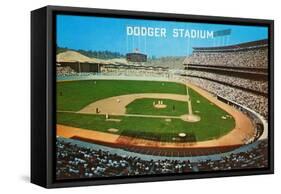 Dodger Stadum, Los Angeles, California-null-Framed Stretched Canvas