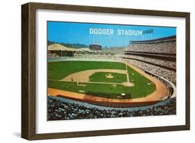 Dodger Stadum, Los Angeles, California-null-Framed Art Print