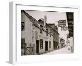 Dodges Old Curiosity Shop, St. George Street, St. Augustine, Fla.-null-Framed Photo