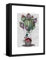 Dodo in Teacup-Fab Funky-Framed Stretched Canvas