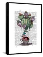 Dodo in Teacup-Fab Funky-Framed Stretched Canvas