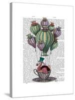 Dodo in Teacup-Fab Funky-Stretched Canvas