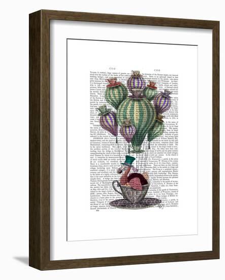 Dodo in Teacup-Fab Funky-Framed Art Print