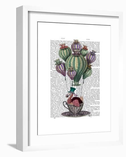 Dodo in Teacup-Fab Funky-Framed Art Print