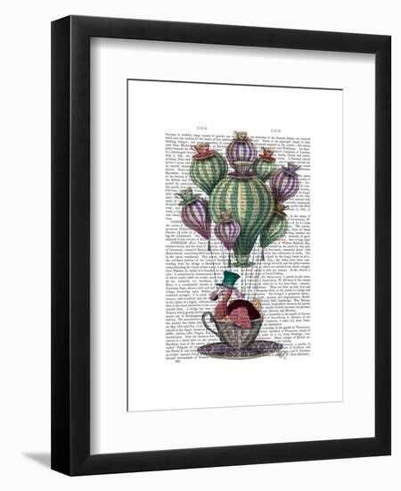 Dodo in Teacup-Fab Funky-Framed Art Print