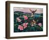 Doe and Fawn-Stan Galli-Framed Premium Giclee Print