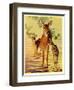 "Doe and Fawns,"April 29, 1933-Jack Murray-Framed Giclee Print