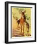 "Doe and Fawns,"April 29, 1933-Jack Murray-Framed Giclee Print