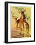 "Doe and Fawns,"April 29, 1933-Jack Murray-Framed Premium Giclee Print