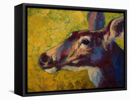 Doe Darling-Marion Rose-Framed Stretched Canvas