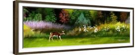 Doe in Spring Glade-Spencer Williams-Framed Premium Giclee Print