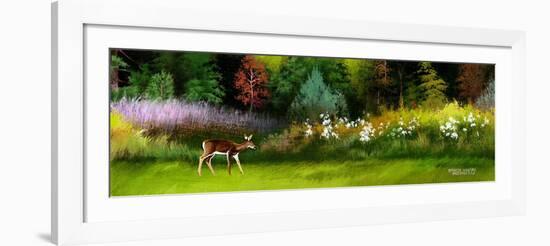 Doe in Spring Glade-Spencer Williams-Framed Giclee Print