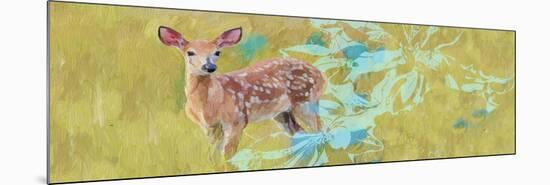 Doe With Magnolia-Sarah Butcher-Mounted Premium Giclee Print