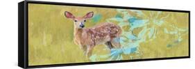 Doe With Magnolia-Sarah Butcher-Framed Stretched Canvas