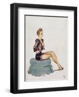 Does This Suit You?-David Wright-Framed Photographic Print