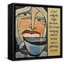 Doesn't Like Coffee-Tim Nyberg-Framed Stretched Canvas