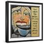 Doesn't Like Coffee-Tim Nyberg-Framed Giclee Print